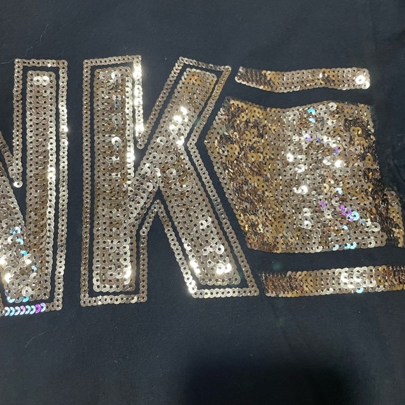 Victoria's Secret PINK Black Cotton Tee - Picture 5 of 5